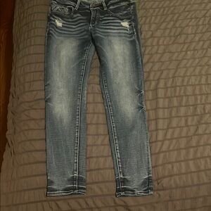 Buckle Black Women's Distressed Blue Jeans